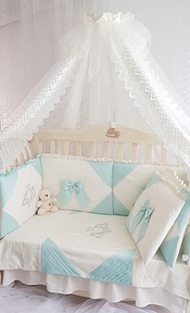 Набор в кроватку для новорожденных Ecoline Alicia