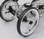 Детская коляска-люлька Navington Caravel EVA Wels на поворотных белых колесах