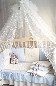 Набор в кроватку для новорожденных Ecoline Mary 13 предметов
