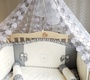 Набор в кроватку для новорожденных Ecoline Virginie (10 предметов) 