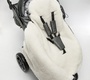 Меховой конверт +муфта варежки AMAROBABY Snowy Baby в коляску  