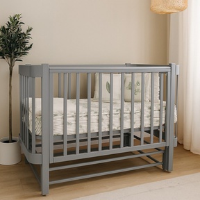 Детская кроватка Liel Cosmos с маятником, колесами, наклоном ложе