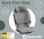 Автокресло Maxi-Cosi Kore Pro i-Size с подсветкой застежки