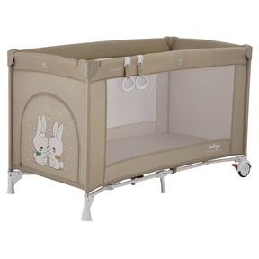 Манеж-кровать Indigo SUMMER (кольца, москитная сетка)