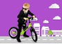 Детский беговел Small Rider Roadster 2 AIR PLUS со светящимися колесами и ревом мотора