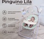 Электрокачели Sweet Baby Lila Pinguino 2 в 1