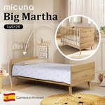 Детская кровать Micuna Big Martha Oak 140х70 см 