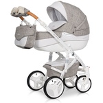 Детская коляска Riko Bruno Luxe 3 в 1 с автолюлькой 
