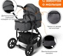 Коляска трансформер Bubago Zoom 3в1 с автокреслом