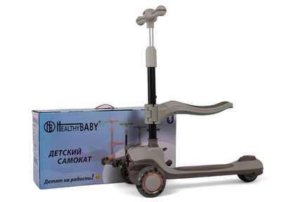 Детский самокат-беговел Rivertoys HB-603 с музыкой и светом Детский самокат-беговел Rivertoys HB-603 с музыкой и светом