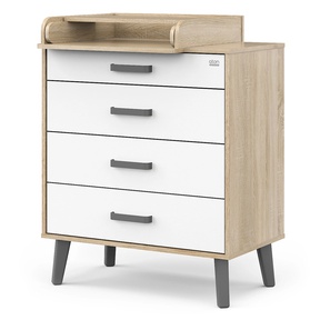 Комод Атон GALL NERO ЛДСП 800/4 с органайзером