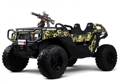Детский электромобиль Rivertoys A505AA-LUX с пулеметом