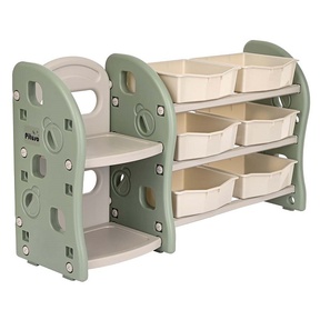 Стеллаж для игрушек с ящиками и приставкой (книжная) PITUSO 3 полки Oliva 