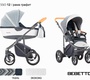 Коляска 3 в 1 Bebetto Bresso (экокожа+ткань) с автолюлькой-переноской