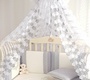 Балдахин в детскую кроватку для новорожденных Ecoline ЛЮКС (разные)