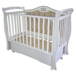 Детская кровать Кедр Olivia 1 маятник, мягкая спинка 