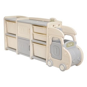 Стеллаж для игрушек с ящиками PITUSO Машинка MAX