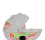 Детская коляска TAKO NEON Chrom (светится в темноте) с автокреслом 