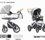Коляска 3 в 1 Bebetto Bresso (экокожа+ткань) с автолюлькой-переноской