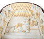 Комплект в кроватку для новорожденного Nuovita Gufi 6 предметов