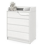 Комод PITUSO Esmee с двухуровневым органайзером (ножки /колеса) 