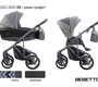 Детская коляска 3 в 1 Bebetto Bresso 2020 (экокожа+ткань) 