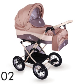 Детская коляска Lonex Julia Baronessa 3 в 1 с автолюлькой