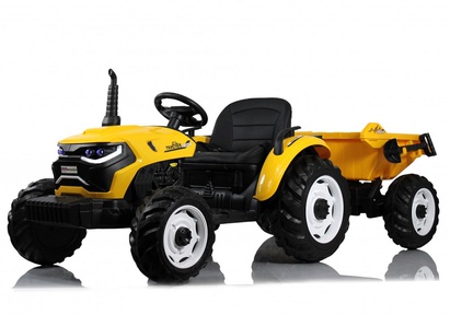 Детский электромобиль Rivertoys М505БХ с гидравлическим прицепом