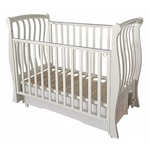 Детская кровать Антел Luiza 3 маятник, колеса, ящик