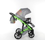 Детская коляска 3 в 1 TAKO NEON (светится в темноте) 