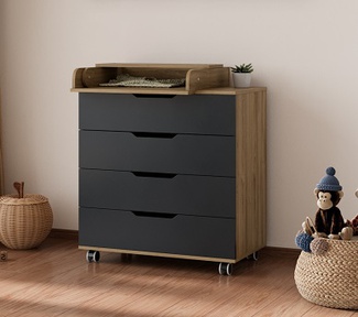 Комод Incanto LUNNA ЮГ 800/4 с органайзером 