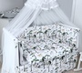 Комплект белья в кроватку Lepre Forest New 6 предметов