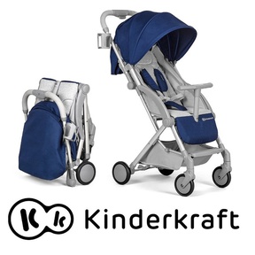 Прогулочная коляска KinderKraft Pilot с накидкой на ножки