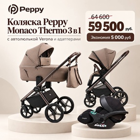 Коляска Peppy Monaco Thermo 3в1