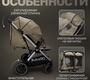 Прогулочная коляска для двойни Bubago DUO X автоматич сложение