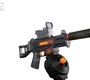 Детский электромобиль Rivertoys A505AA-LUX с пулеметом