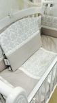 Набор в детскую кроватку для новорожденных Ecoline АМПИР Корона 6пр