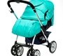 Прогулочная коляска Liko Baby AU 258 с перекидной ручкой