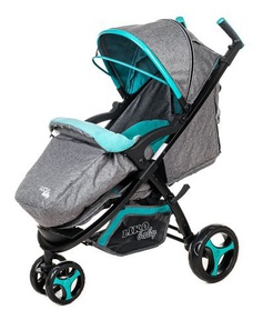 Прогулочная трехколесная коляска Liko Baby ВТ 1218В с большим спальным местом