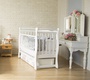 Детская кроватка AmaroBaby Sweet Bear маятник поперечный