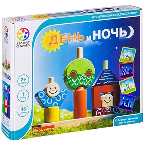 Детская логическая игра Bondibon День и Ночь