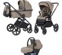 Детская коляска Carrello Ultimo CRL-6521 Chrome 3в1 (регулировка высоты) 