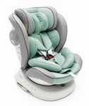 Автокресло AMAROBABY CHAMPION Isofix поворотное (эко кожа) 