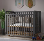 Детская кровать Incanto PAPI NEW маятник, автостенка, съемные рейки 