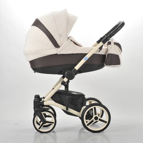 Коляска Mr Sandman West-East Premium (3 в 1) 50% Эко кожа