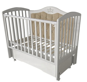 Детская кровать Кедр Helen 7 мягкая спинка, маятник, колеса