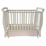 Детская кровать Кедр Viola 1 маятник, ящик, колеса