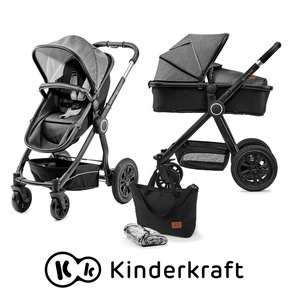 Коляска трансформер 2 в 1 Kinderkraft Veo