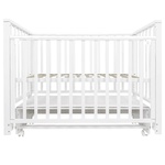 Детская кровать Indigo Norden с маятником и колесами 