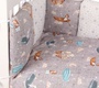 Комплект AmaroBaby Premium в кроватку 18 предметов (6+12 подушек-бортиков) разные расцветки